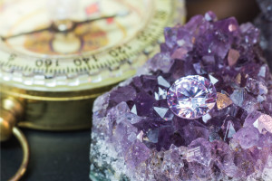 Purple diamond