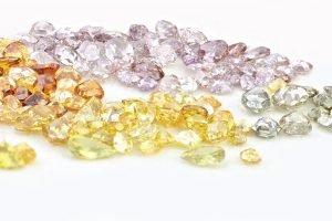 Colored diamonds