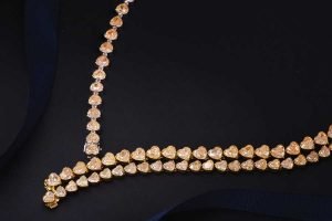 yellow diamond necklace