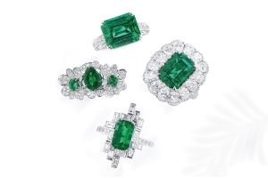 Stunning emerald rings