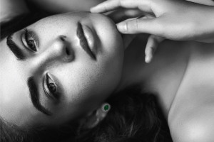 Stunning emerald earrings