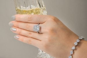 diamonds EMERALD CUT ring