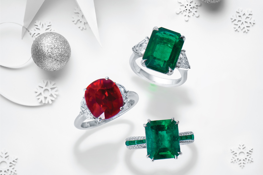 Amazing emerald rings